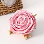Rosas artificiales de 3" x 3" para bodas y eventos - Degradado champán