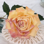 Rosas artificiales de 33" x 6" 3 piezas para bodas y eventos - Degradado dusty rose