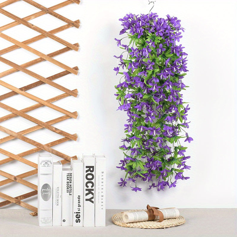 Orquídeas artificiales con resistencia a los rayos UV de 32" x 15" para jardín, balcón y terraza