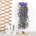 Orquídeas artificiales con resistencia a los rayos UV de 32" x 15" para jardín, balcón y terraza