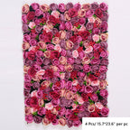 Flores artificiales 4 piezas para decoración de interiores - B