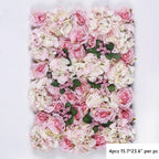 Flores artificiales 4 piezas para decoración de interiores - F