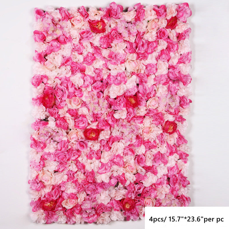 Flores artificiales 4 piezas para decoración de interiores - C