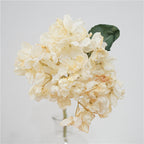 Hortensias artificiales de 13" para bodas y eventos - Burdeos