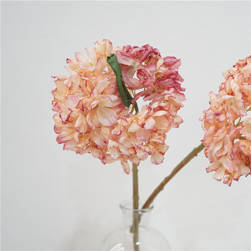 Hortensias artificiales de 13" para bodas y eventos - Azul