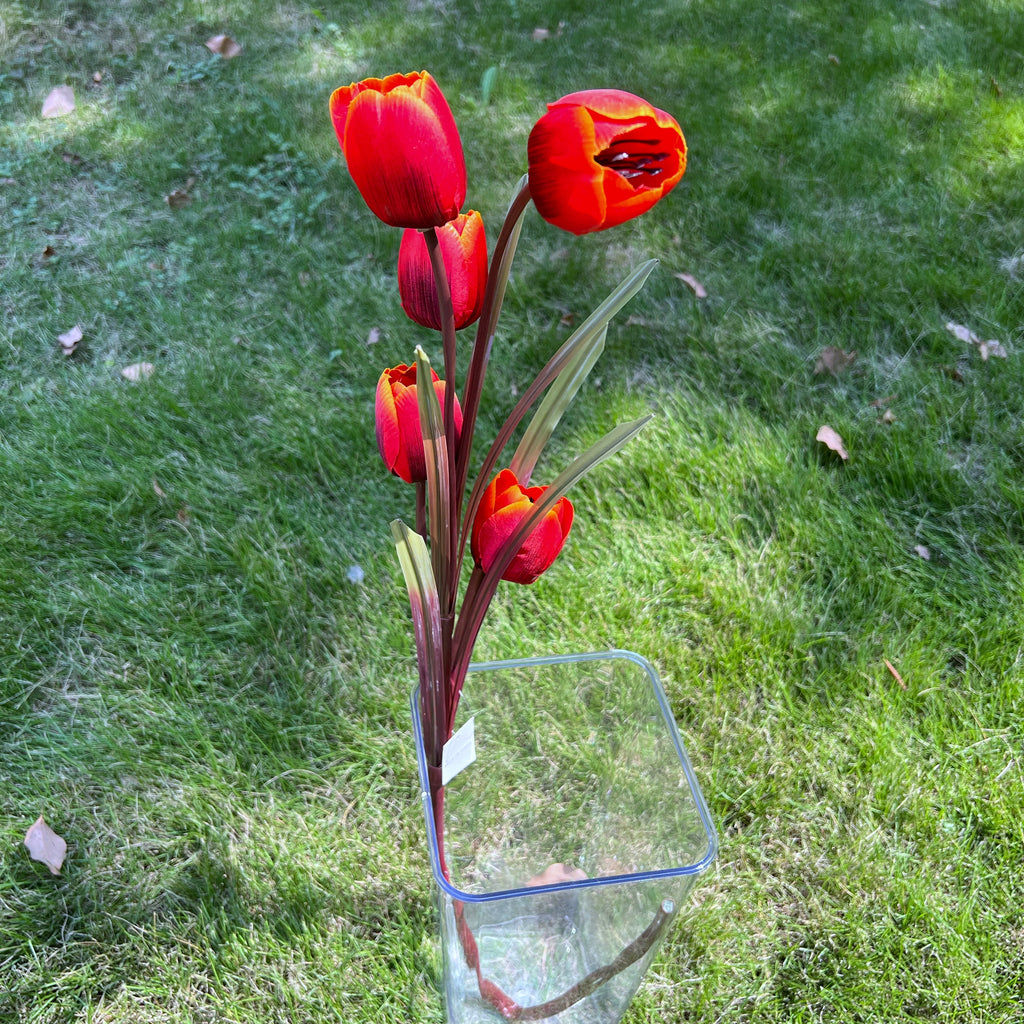 Tulipanes artificiales de 40" para bodas y eventos
