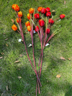 Tulipanes artificiales de 40" para bodas y eventos