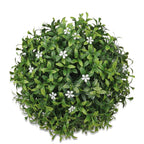 Flores artificiales con resistencia a los rayos UV para jardín, balcón y terraza - 7.9"