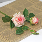 Rosas artificiales con tacto real de 20" para bodas y eventos