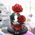 Rosas artificiales de 8" x 4" 3 piezas para bodas y eventos