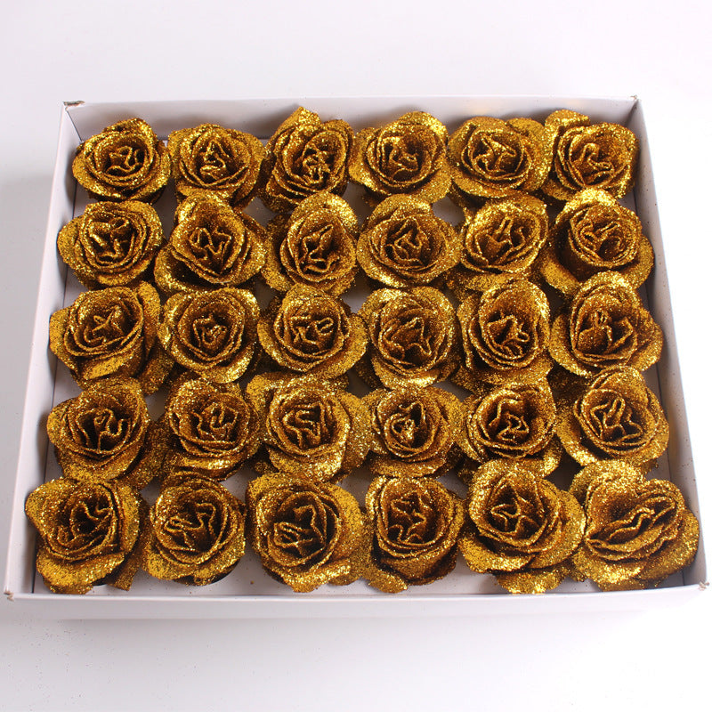 Rosas artificiales de 2" x 2" 30 piezas para bodas y eventos - Wisteria