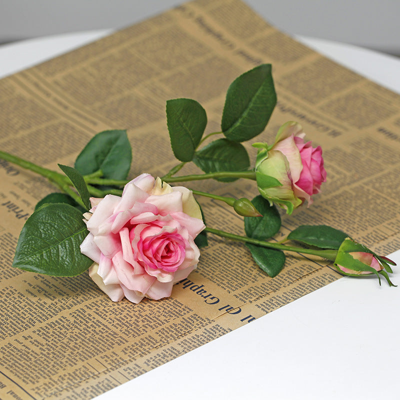 Rosas artificiales con tacto real de 20" para bodas y eventos