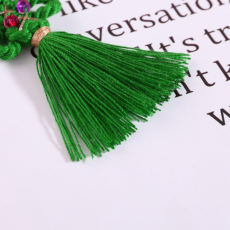 Adorno colgante artificial para decoración navideña