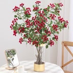 Ramas artificiales de 37" para bodas y eventos - Rojo/verde