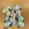 Tallos artificiales de 10" x 10" 5 piezas para arreglos florales y proyectos DIY - Mixed