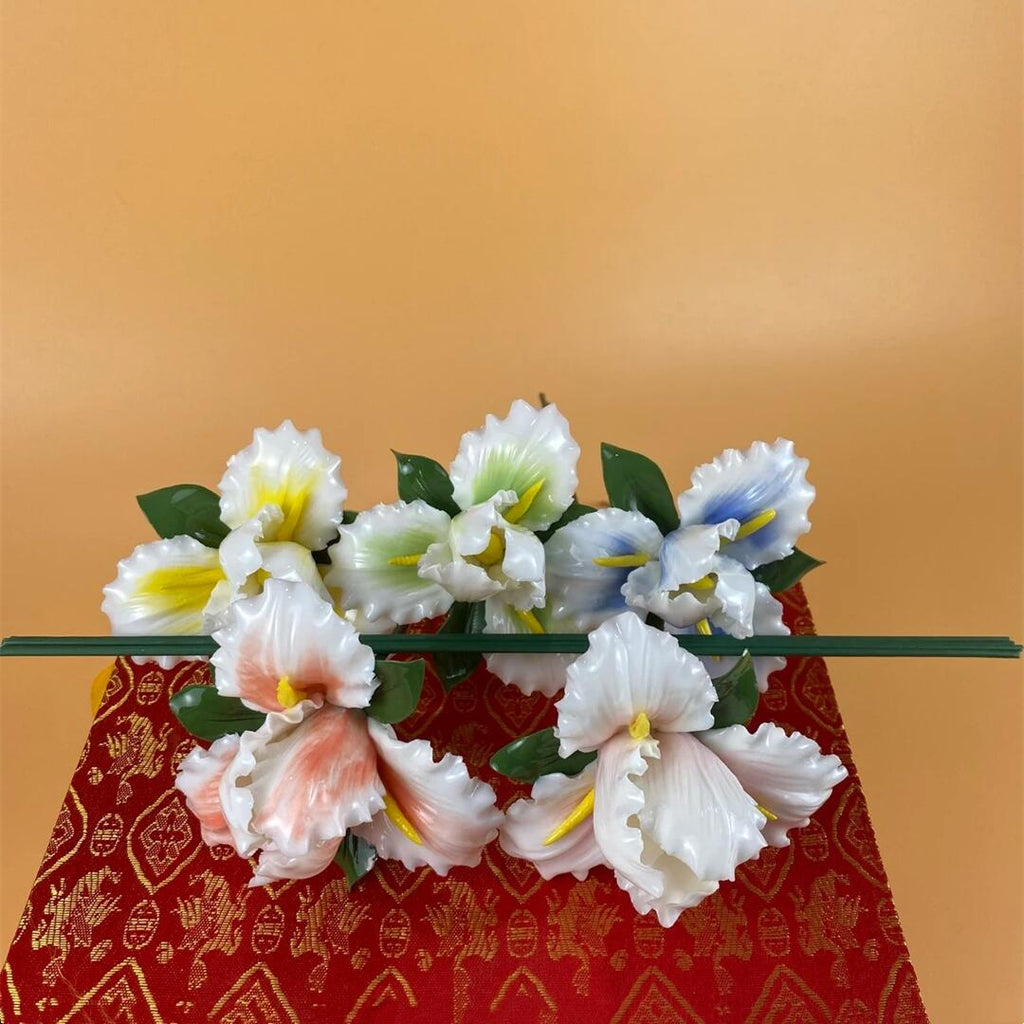 Tallos artificiales de 10" x 10" 5 piezas para arreglos florales y proyectos DIY