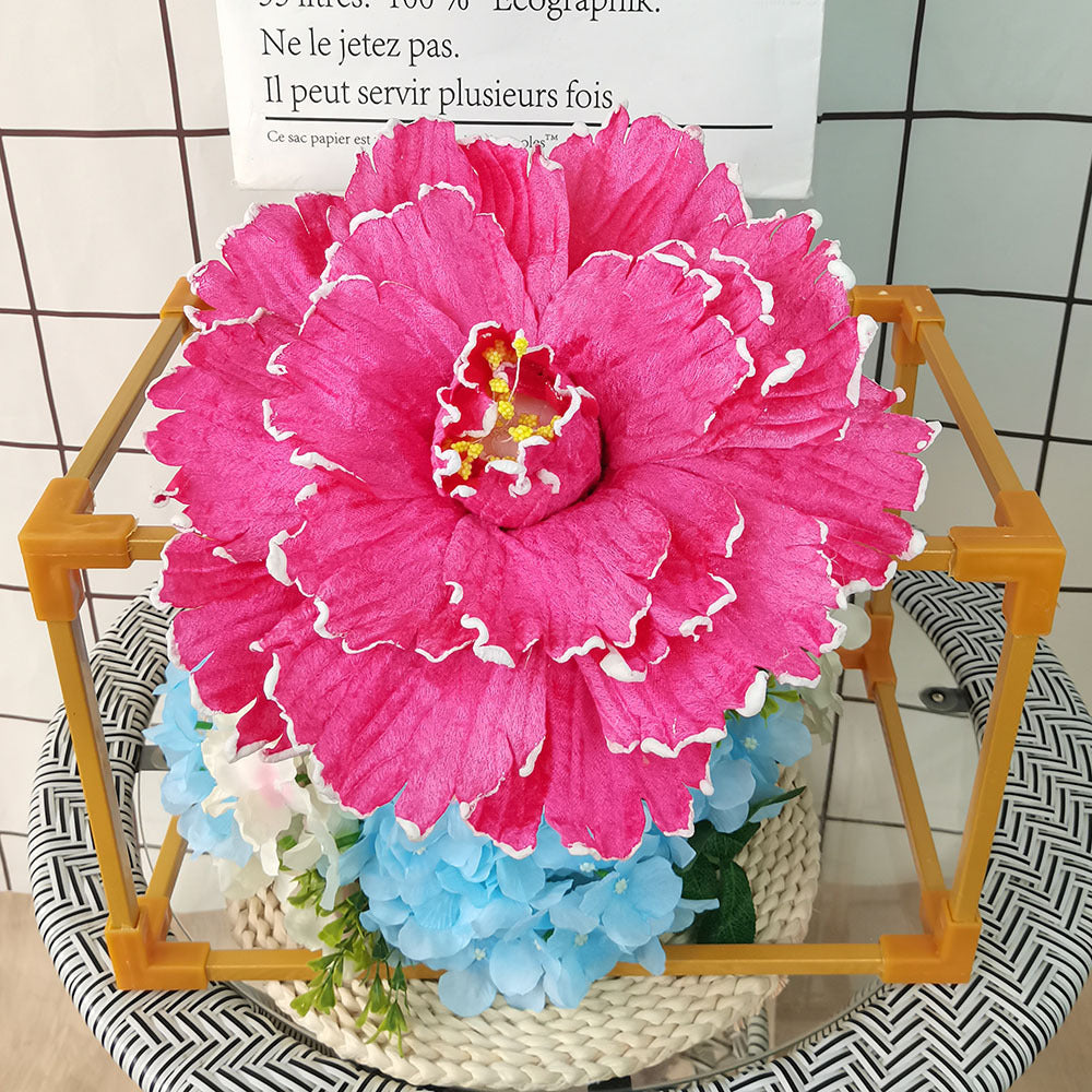 Peonías artificiales para bodas y eventos - Fucsia 15.7"