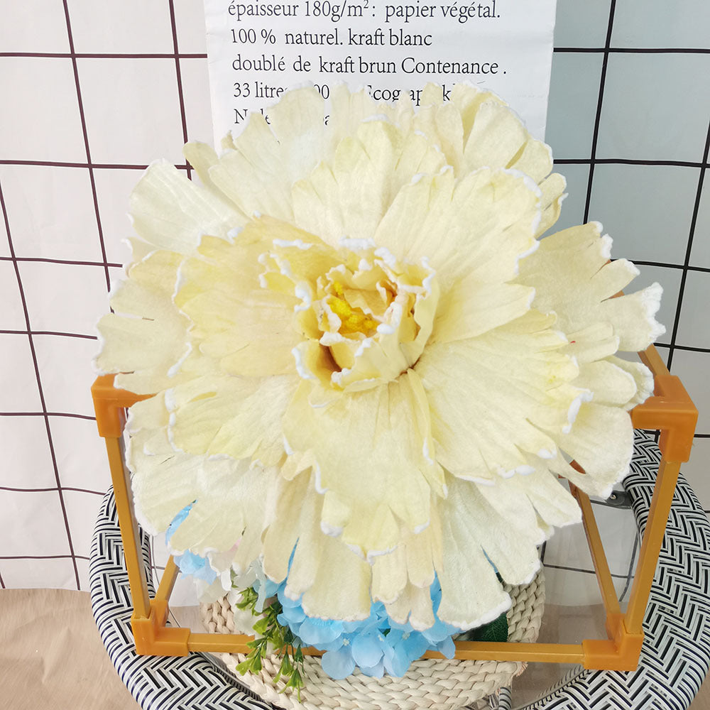 Peonías artificiales para bodas y eventos - Verde 11.8"