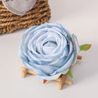 Rosas artificiales de 3" x 3" para bodas y eventos - Amarillo