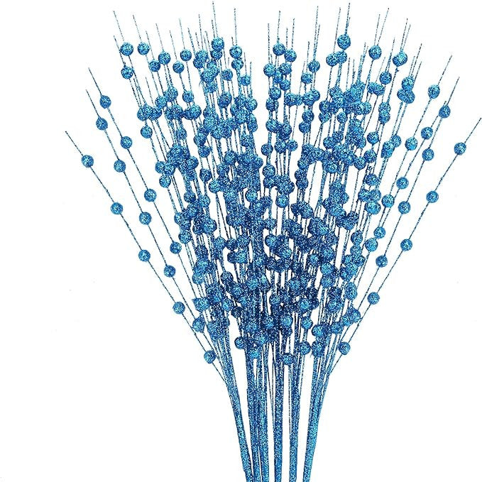 Bayas decorativas artificiales de 17" para bodas y eventos