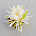 Cabezas de flores artificiales de 6" x 8" para bodas y eventos - Sky azul