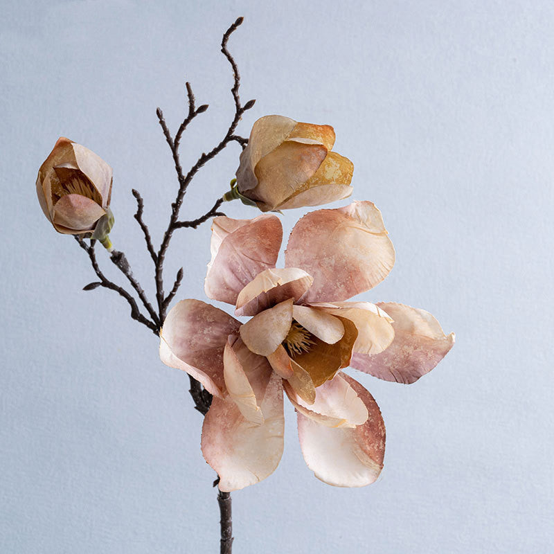 Magnolias artificiales de 19.6" para decoración de interiores