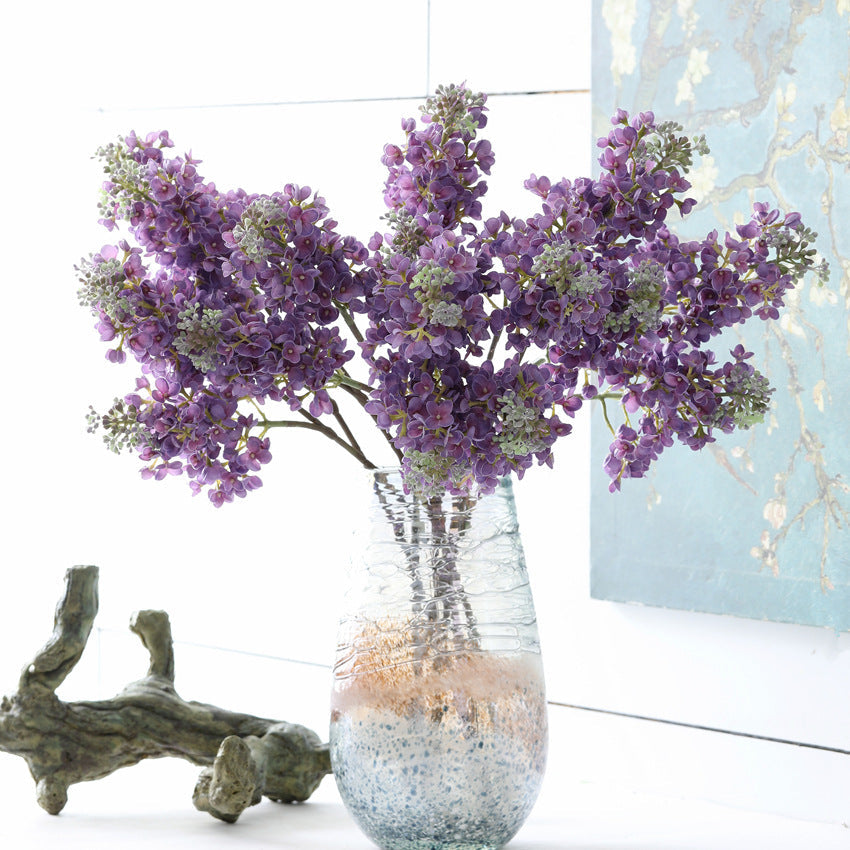 Tallos artificiales con tacto real de 25" para bodas y eventos - Violeta