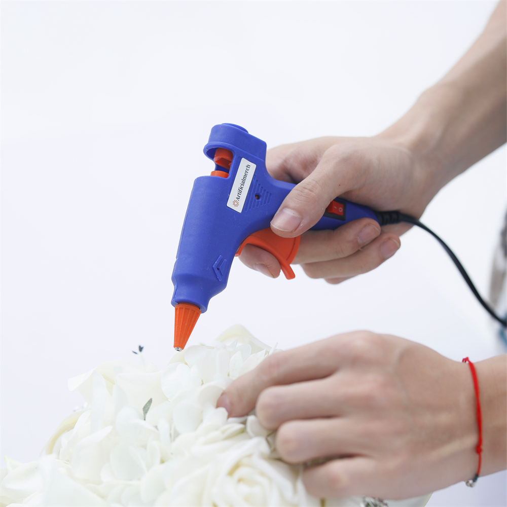 Flores artificiales para arreglos florales y proyectos DIY - With 30 pcs glues