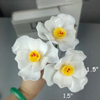 Tallos artificiales de 2" x 2" 3 piezas para arreglos florales y proyectos DIY