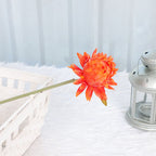Tallos artificiales de 24" x 5" 24 piezas para bodas y eventos - Verde/burdeos