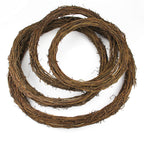 Corona o guirnalda artificial para arreglos florales y proyectos DIY - Marrón 3"