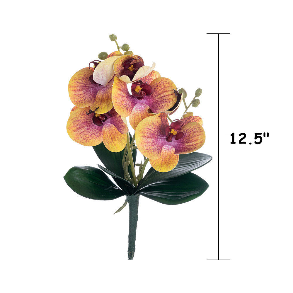 Orquídeas artificiales de 13" x 11" para bodas y eventos - Rosa