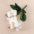 Orquídeas artificiales de 13" x 11" para bodas y eventos - Amarillo/morado