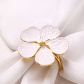 Flores artificiales 6 piezas para bodas y eventos - Blanco