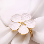 Flores artificiales 6 piezas para bodas y eventos - Blanco