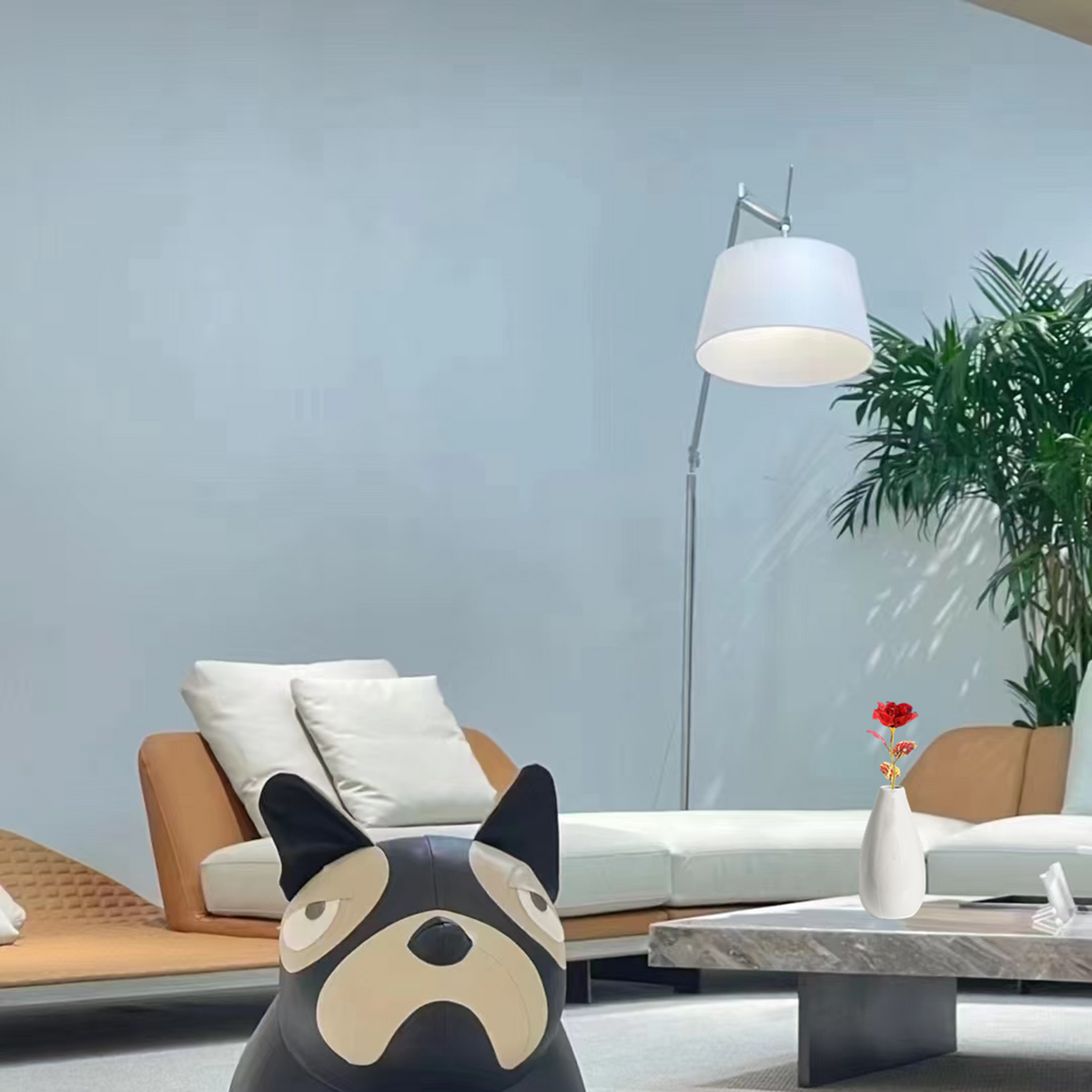 Rosas artificiales para decoración de interiores