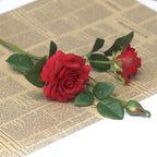 Rosas artificiales con tacto real de 20" para bodas y eventos