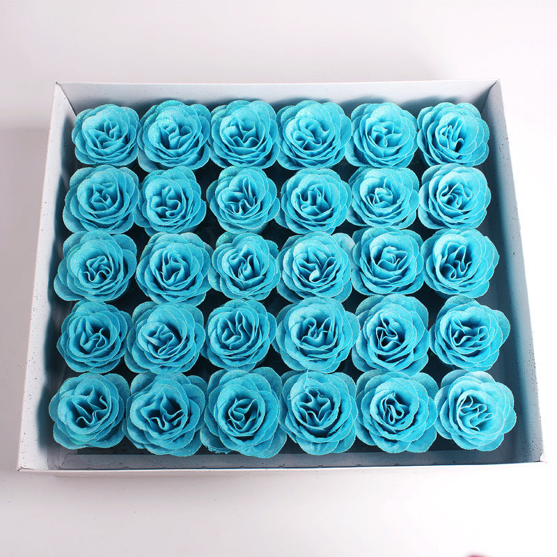 Rosas artificiales de 2" x 2" 30 piezas para bodas y eventos