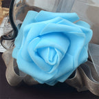 Rosas artificiales de 3" x 3" para bodas y eventos - Light verde