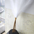 Pampas artificiales de 21" para decoración del hogar - Blanco 15pcs