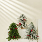 Ramas de pino artificiales de 15.7" para decoración del hogar - Dark verde