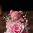 Rosas artificiales para decoración del hogar - Rosa intenso
