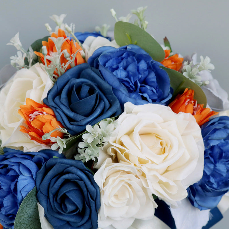 Rosas artificiales de 10" para bodas y eventos