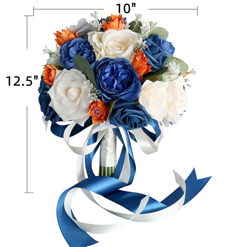 Rosas artificiales de 10" para bodas y eventos