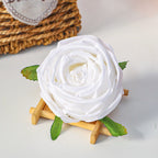 Rosas artificiales de 3" x 3" para bodas y eventos - Champán
