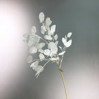 Tallos artificiales de 35" para decoración del hogar - Blanco 6 stems