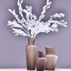 Tallos artificiales con tacto real de 39" para decoración del hogar, eventos y escaparates - Verde 6 stems