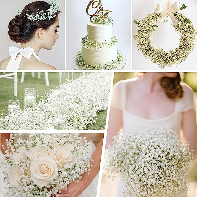 Paniculata artificial de 20" x 15" 15 piezas para bodas y eventos